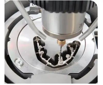 Titanium cad cam milling machine for milling titankum bar for full mouth implant bridge  